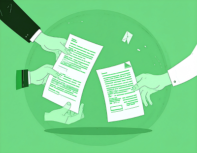 Some people are grabbing papers.